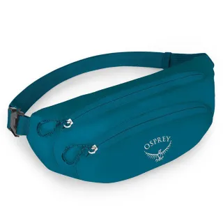 【Osprey】UL Stuff Waist Pack 輕量休閒腰包 海濱藍(運動腰包 旅行腰包)
