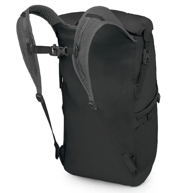 【Osprey】雙11 618 Ultralight Dry Stuff Pack 輕量防潑水背包 黑色(防水包 攻頂包 運動背包 旅