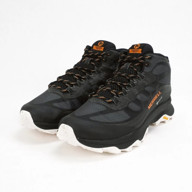 MERRELL MOAB SPEED MID GORE-TEX 健行用慢跑男鞋 黑/橘(ML135409)