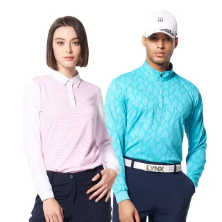 【Lynx Golf】初秋新品!吸濕親膚運動長袖polo衫/高爾夫球衫(山貓男女多款任選)