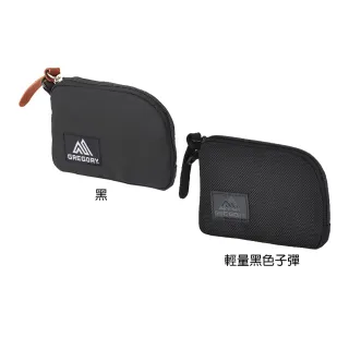 【Gregory官方直營】零錢夾 黑 輕量黑色子彈(旅行必備 零錢包 票卡夾)