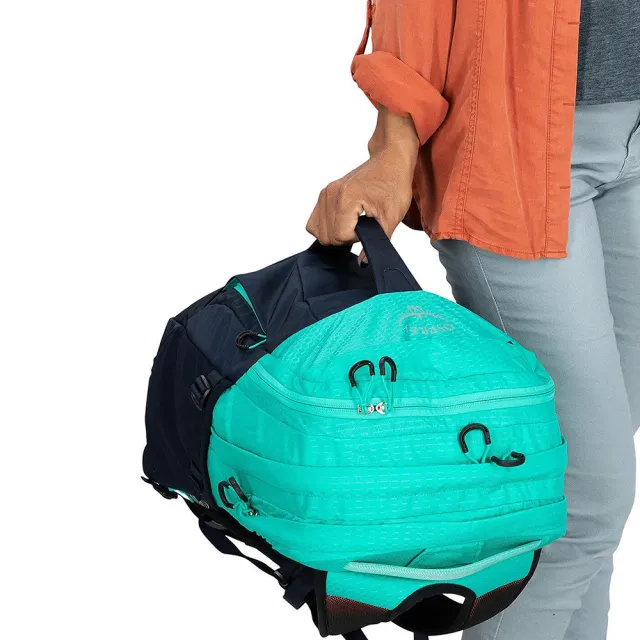 【Osprey】雙11 Comet 30 多功能休閒後背包 30L 黑色(商務通勤背包 電腦背包 筆電背包)