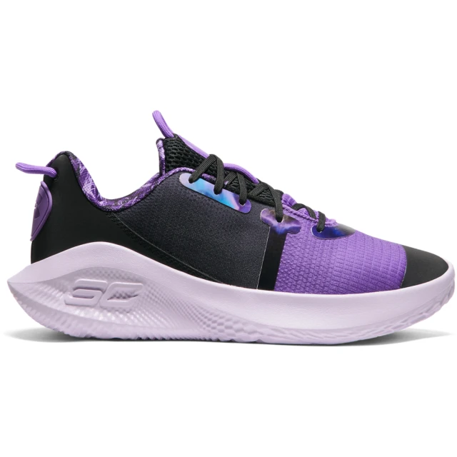 UNDER ARMOUR UA 男女同款 Curry 6 Flotro Tour 籃球鞋_6000197-001(黑紫色)