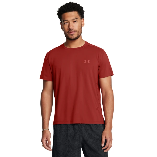 UNDER ARMOUR UA 男 Launch Elite 短袖T-Shirt_1382648-840(酒紅色)