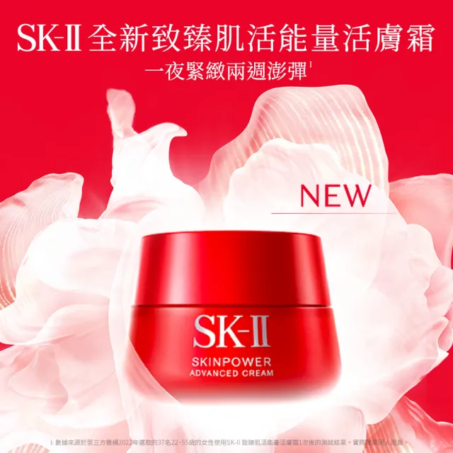 【SK-II】官方直營 致臻肌活能量活膚霜80g送45g(禮盒組/經典or輕盈任選/乳霜)