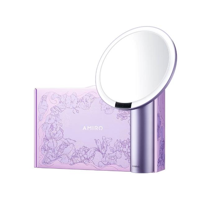 【AMIRO】Oath自動感光LED化妝鏡-愛意信使禮盒-暮山紫(美妝鏡   新年禮物 情人節禮物 尾牙 生日禮物)