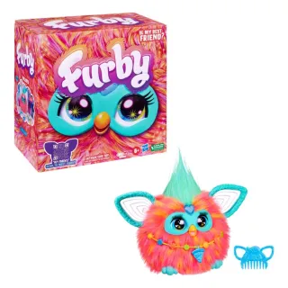 【Furby】音樂互動玩具(電子絨毛玩偶: 珊瑚色)