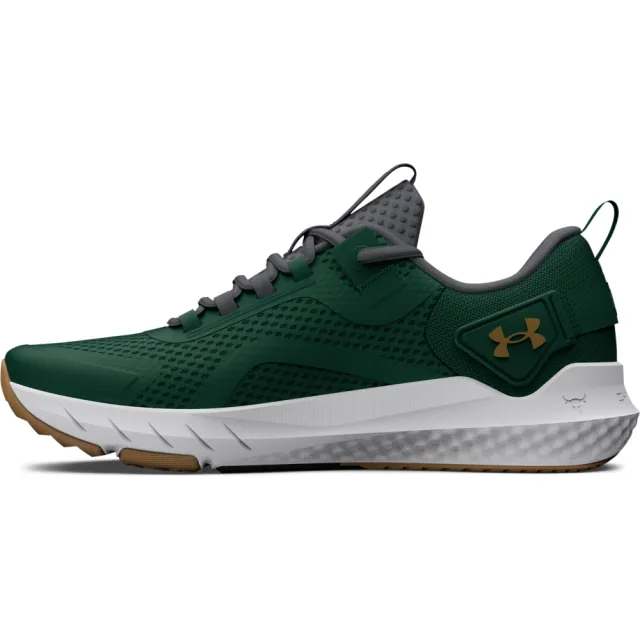 【UNDER ARMOUR】UA 男女同款 Project Rock BSR 3 UFC 30訓練鞋 運動鞋_3027578-300(黑綠)