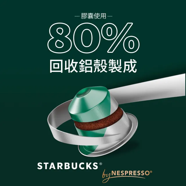 【STARBUCKS 星巴克】咖啡膠囊焦糖+香草+口味任選10顆x5盒組(贈回收膠囊袋;適用於Nespresso膠囊咖啡機)