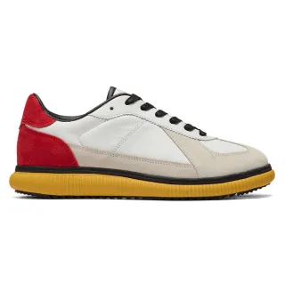 【Onitsuka Tiger】鬼塚虎 官方旗艦店 紅後跟焦糖底 DELECITY L(1183C217-101)