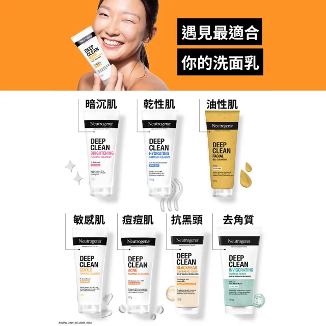 【Neutrogena露得清】深層淨化洗面乳(100g)