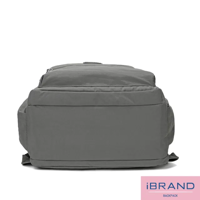 【iBrand】雙11 輕盈防潑水雙層雙口袋後背包(防水包 多色任選)