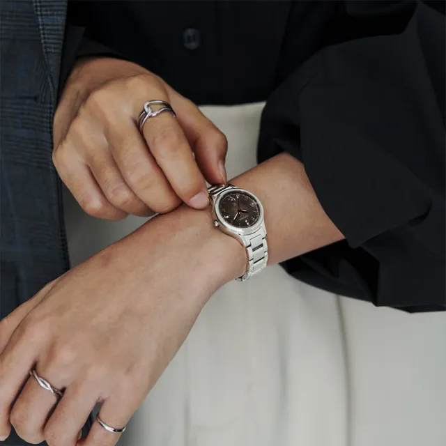 【CITIZEN 星辰】xC 光動能 鈦金屬 時尚女錶 雙12 送禮首選 自用(ES9490-79E)