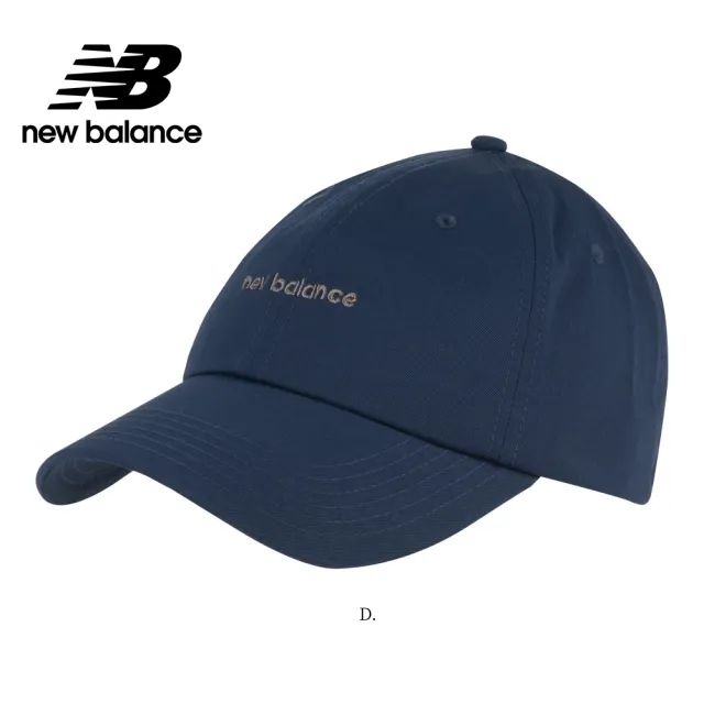 【NEW BALANCE】NB 棒球帽_中性_卡色/藍色/白色