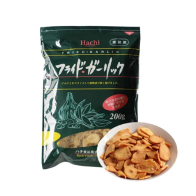 Hachi 炸蒜片 200g x1包(日本 王品御用炸蒜片 大蒜片 黃金蒜片 哈奇蒜片 日本蒜片 蒜頭 料理 下酒菜)