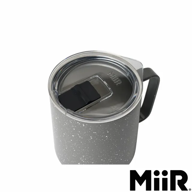 【MiiR】雙層真空 保溫/保冰 露營杯/馬克杯 12oz/354ml(琺瑯灰 滑蓋款)