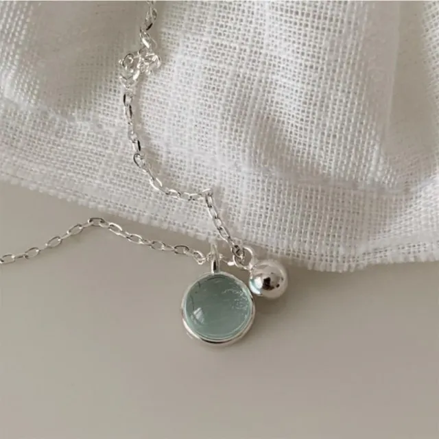 【MoonDy】水晶項鍊 女生項鍊 歐美項鍊 飾品 禮物閨蜜 女友生日禮物 開運 桃花 招財 好看 