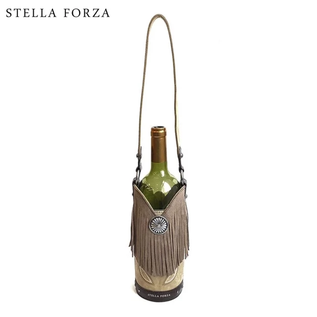 Stella Forza 本革九號製所 美式圓筒單支紅酒提袋-翠西的水壺(酒袋 紅酒)