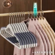【ONE HOUSE】200入  ABS無痕防滑衣架/加厚加粗(曬衣架 衣架 衣櫃架 吊衣架 掛衣架 內衣架)