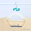 【ONE HOUSE】200入  ABS無痕防滑衣架/加厚加粗(曬衣架 衣架 衣櫃架 吊衣架 掛衣架 內衣架)
