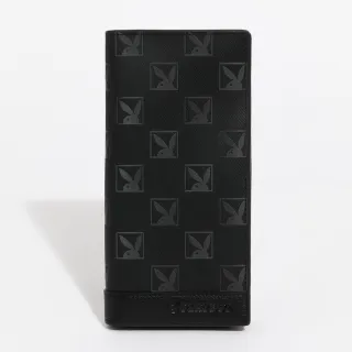 【PLAYBOY】翻蓋長夾  Meaningful系列(黑色)