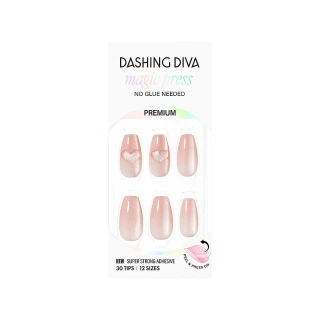 【DASHING DIVA】MAGICPRESS 頂級璀燦美甲片_夢幻甜心(梯形款)