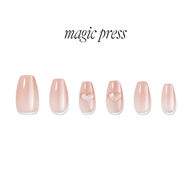【DASHING DIVA】MAGICPRESS 頂級璀燦美甲片_夢幻甜心(梯形款)