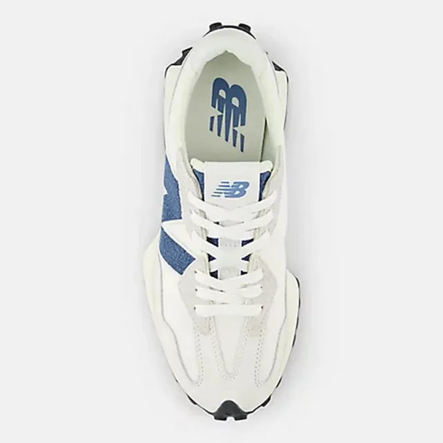 【NEW BALANCE】327系列 女鞋 休閒鞋 米白 牛仔 復古 穿搭 運動(WS327JB ∞)