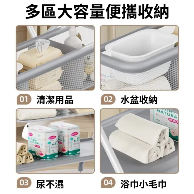 【禾孕】多功能可折疊移動寶寶護理床換尿布台(護理台/撫觸台/尿布台)