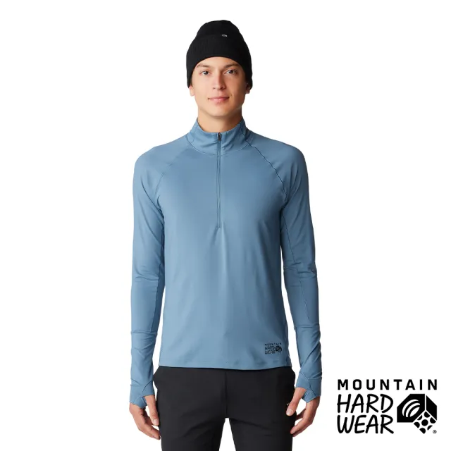 【Mountain Hardwear】Butter Up™ Half Zip 奶油感防曬半拉鍊長袖排汗衣 男款 深海藍 #2084661
