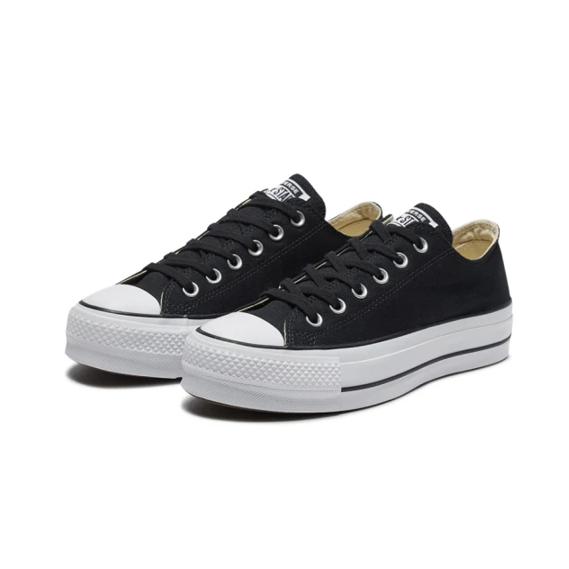 CONVERSE 休閒鞋 女鞋 帆布鞋 運動 低筒 厚底 CTAS LIFT OX BLACK/WHITE WHITE 黑 560250C