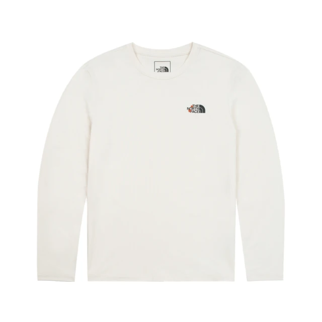 The North Face TNF 北臉 休閒 吸濕排汗防曬 長袖上衣 W BREEZE L/S TEE - AP 女 米白色(NF0A89YAQLI)