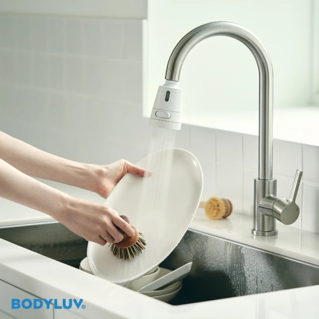 【BODYLUV】廚房水龍頭過濾器 固定型 專業版(加壓/省水/三段出水調節)