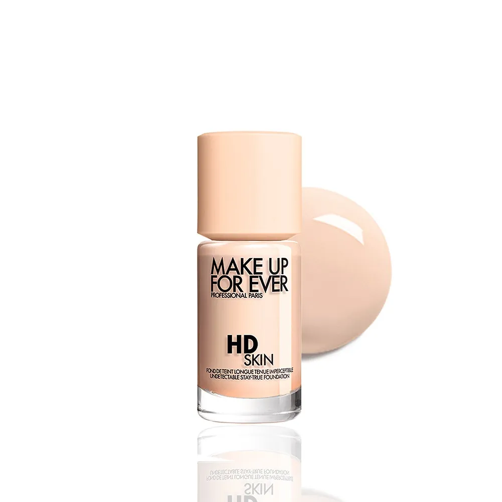 【MAKE UP FOR EVER】HD SKIN 粉無痕持久粉底液 30ml(零粉感妝感/遮瑕無極限/粉持久底妝)