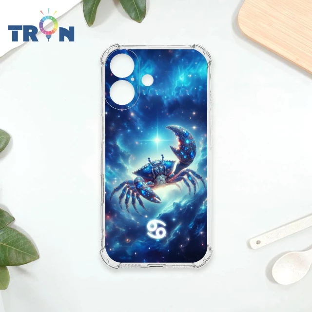 TRON iPhone 16/16 PLUS/16 PRO/16 Pro Max 水象星座 巨蟹座 天蠍座 雙魚座 四角防摔 軟殼 手機殼