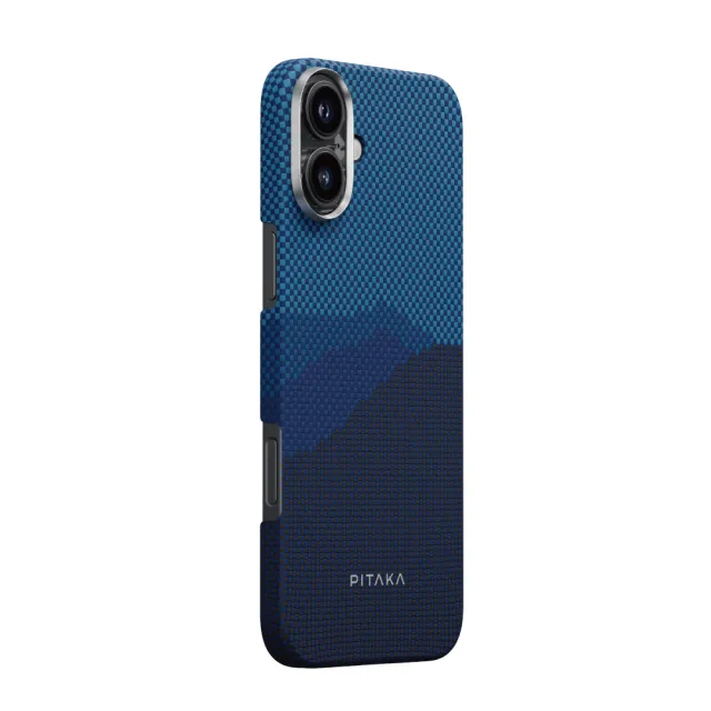 【PITAKA】iPhone16 Plus 航太纖維磁吸手機殼 山與銀河(13g 全球最薄 MagSafe)