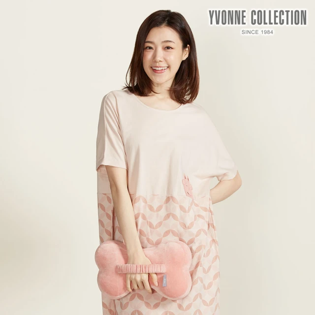 YVONNE 以旺傢飾YVONNE 以旺傢飾 素面車用骨頭頸枕-薔薇粉