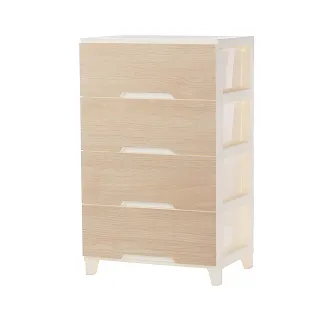 【KEYWAY 聯府】面寬54-玉木寬型四層置物櫃(木紋 收納 抽屜置物櫃 MIT台灣製造)