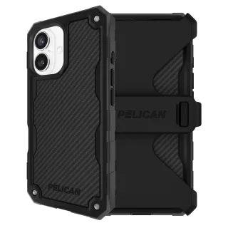 【PELICAN】美國 Pelican 派力肯 iPhone 16 Shield 防護盾 MagSafe 防摔手機殼 - 碳纖紋理