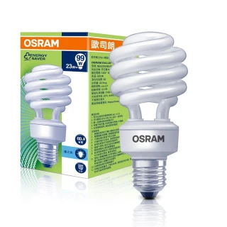 【Osram 歐司朗】限量福利品 23W 螺旋省電燈泡(8入組)