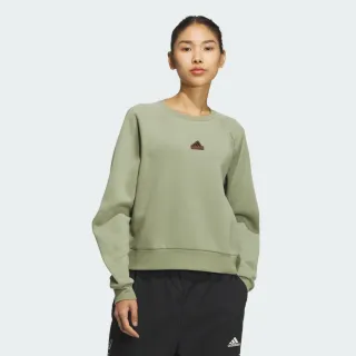 【adidas 愛迪達】TECH 長袖上衣 大學T 女 JJ1573