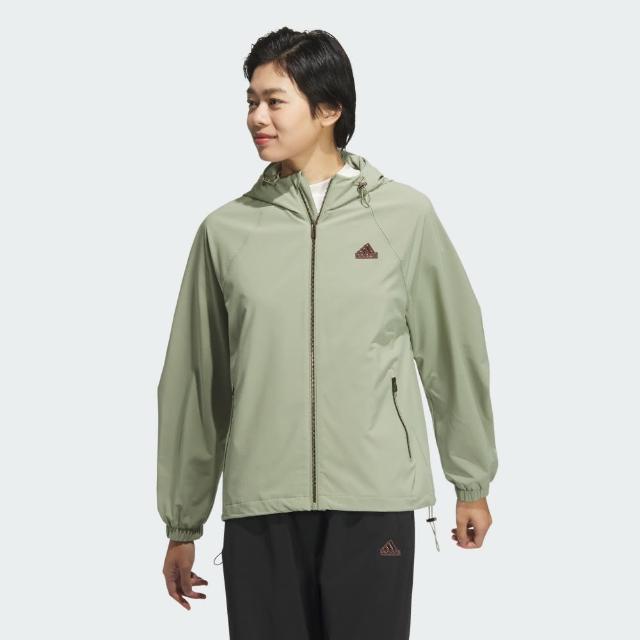 【adidas 愛迪達】連帽外套 吸濕排汗 女 JJ1129