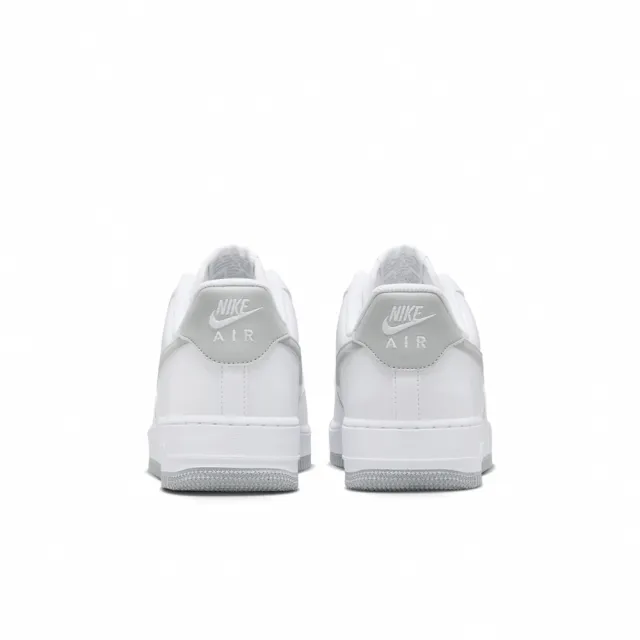 【NIKE 耐吉】AIR FORCE 1 07 男 休閒鞋 運動鞋 AF1 白灰(FJ4146100)