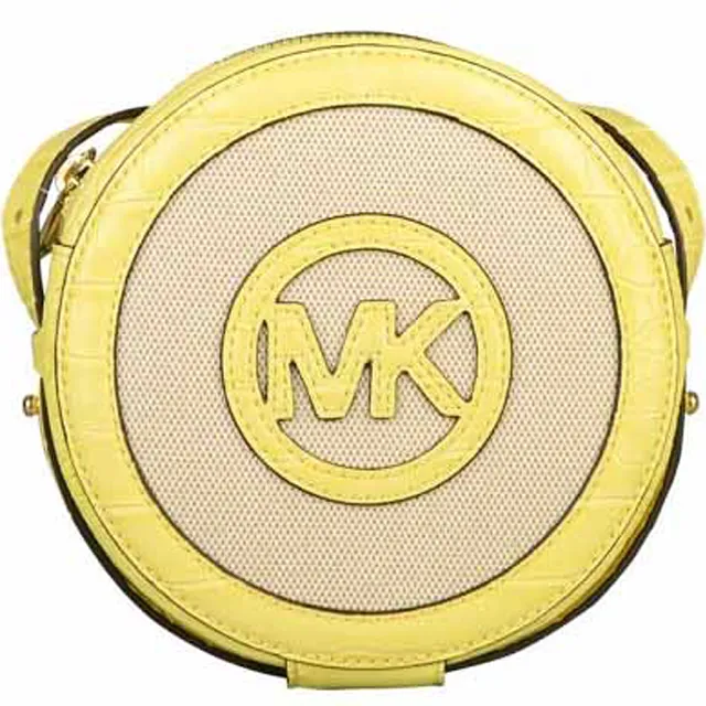 【Michael Kors】皮革/PVC滿版LOGO口袋斜背貝殼包/方塊/圓餅包(12色)