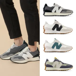 【NEW BALANCE】NB 復古鞋/運動鞋_女性_碳灰色_WS327PL-B_黑芝麻歐蕾(MOMO獨家販售)