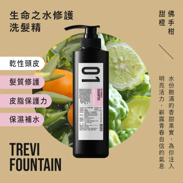 【伊聖詩】FIG 晨曦朝露/陽光普照/雨過天晴/生命之水修護洗髮精480ml