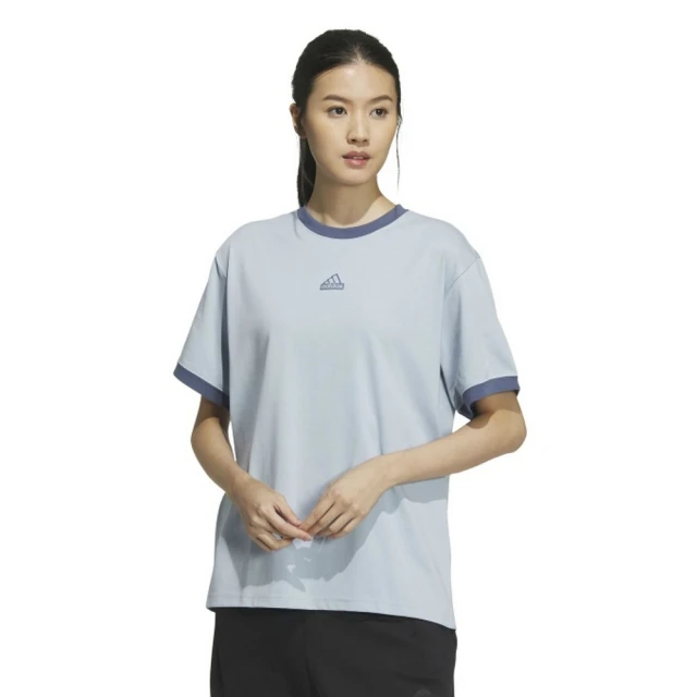 adidas 愛迪達 WORD SS TEE A1 圓領短袖上衣 女 - IM8746