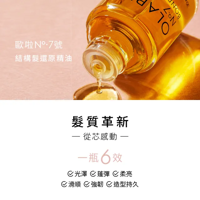 【OLAPLEX 歐啦】活力光澤髮油禮盒組(鎖色/光澤/洗髮乳/髮油/護髮乳)