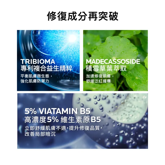 【理膚寶水】超值修復大+小★B5全面修復霜 100ml+B5全面修復霜 40ml_A(乾燥泛紅/暗沉瑕疵)