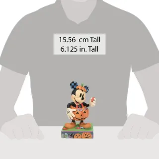 【Enesco】精品家飾 Disney 迪士尼 米奇萬聖節南瓜裝塑像居家擺飾